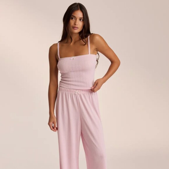 Pink Lounge PJ Set - Picture 1 of 3